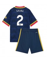 Arsenal William Saliba #2 Venkovní dres pro děti 2026-27 Krátký Rukáv (+ trenýrky)